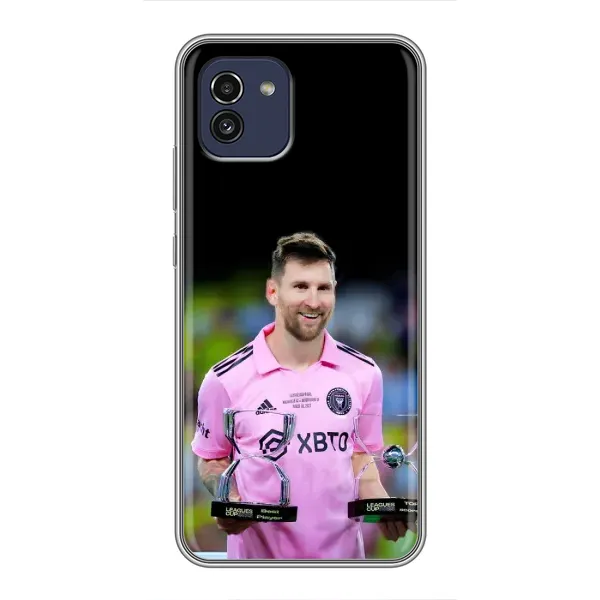 Чохол з принтом «Кубки Мессі» для Samsung Galaxy A03 (A035)