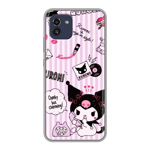 Чохол з принтом «Куромі сидить» для Samsung Galaxy A03 (A035) Чохол з принтом «Куромі сидить» для Samsung Galaxy A03 (A035)
