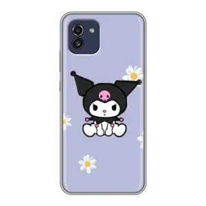 Чохол з кроликом Куромі на Samsung Galaxy A03 (A035) (Куромі в квітах)