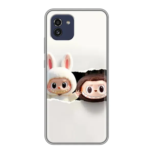 Чохол з принтом «Лабубу» для Samsung Galaxy A03 (A035)