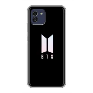 Чохли BTS для Samsung Galaxy A03 (A035) (AlphaPrint) (Лого BTS)