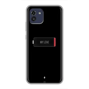 Чехлы для любимой на Самсунг Ґелексі А03 (А035) (VPrint) (Love battery)