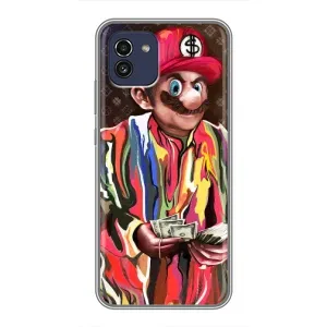 Бренднові Чохли для Samsung Galaxy A03 (A035) - (PREMIUMPrint) (Mario LV)