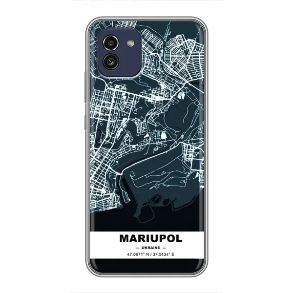 Чохол з принтом «Маріуполь» для Samsung Galaxy A03 (A035)
