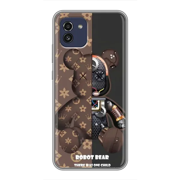 Чохол з принтом «Ведмідь Луі Вітон» для Samsung Galaxy A03 (A035)