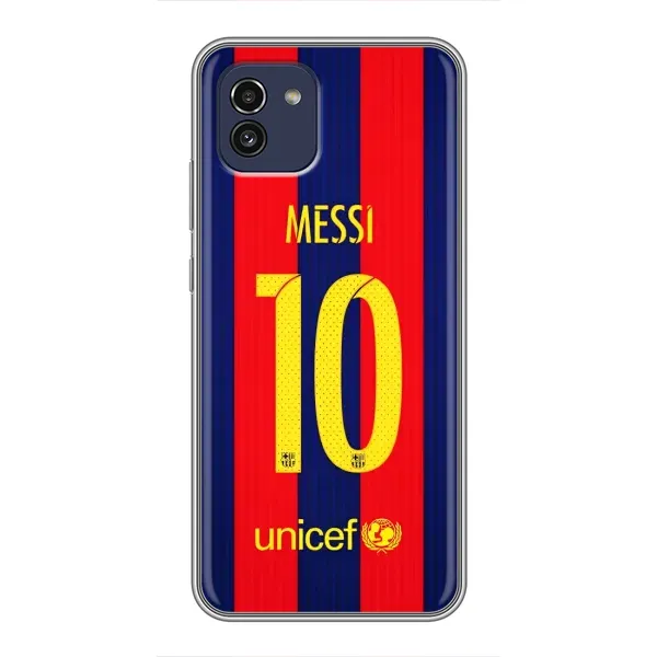 Чохол з принтом «Messi Barca 10» для Samsung Galaxy A03 (A035) Чохол з принтом «Messi Barca 10» для Samsung Galaxy A03 (A035)