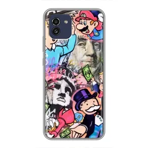 Чохли з крутими принтами для Samsung Galaxy A03 (A035) - (PREMIUMPrint) (Monopoly man)