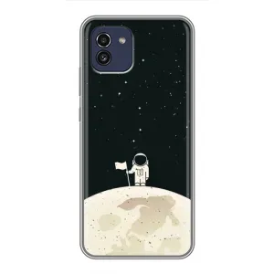 Космічні Чохли для Самсунг Ґелексі А03 (А035) (VPrint) (На місяці)