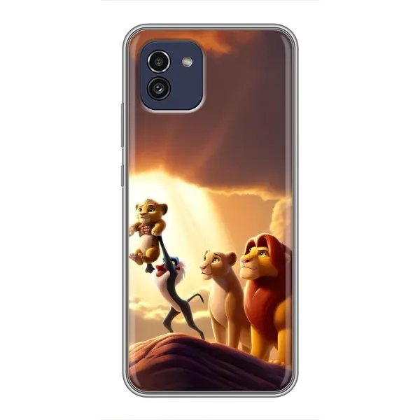 Чохол з принтом «Сімба на презентації» для Samsung Galaxy A03 (A035) Чохол з принтом «Сімба на презентації» для Samsung Galaxy A03 (A035)