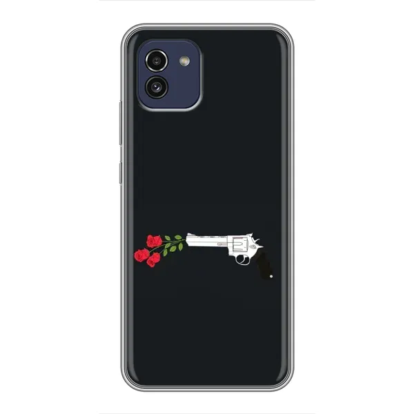 Чохол з принтом «Неочікувані квіти» для Samsung Galaxy A03 (A035)