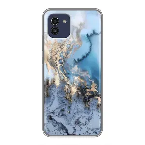 Мраморний чехол на Samsung Galaxy A03 (A035) (VPrint) (Ніжний мрамор)