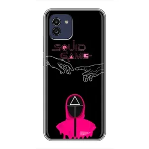 Чохол Гра в кальмара для Samsung Galaxy A03 (A035) (Мінімалізм Гра кальмара)