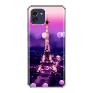 Чохол Ейфелева Вежа Samsung Galaxy A03 (A035) - (AlphaPrint) (Париж Башня)