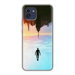 Чохол з людиною павуком для Samsung Galaxy A03 (A035) - (AlphaPrint) (Людина павук)