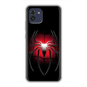 Чохол з людиною павуком для Samsung Galaxy A03 (A035) - (AlphaPrint) (Паук марвел)