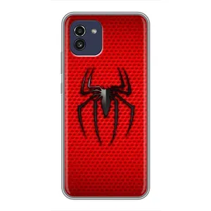 Чохол з людиною павуком для Samsung Galaxy A03 (A035) - (AlphaPrint) (Павук Марвел)