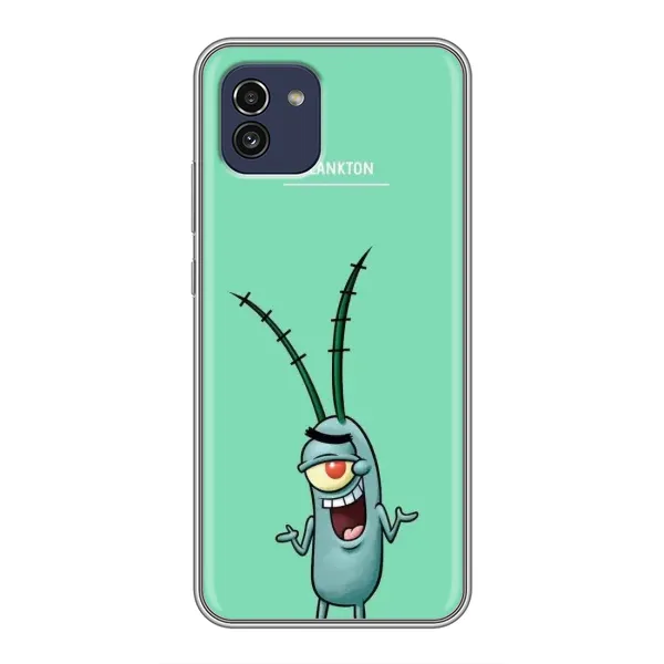 Чохол з принтом «Персонаж Планктон» для Samsung Galaxy A03 (A035)