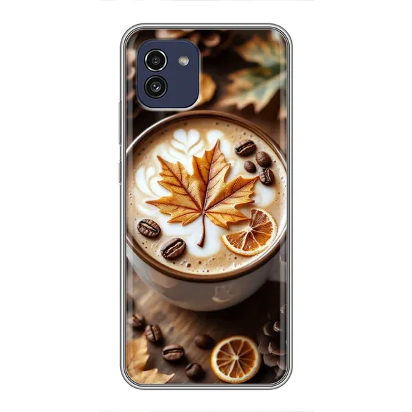 Чехол с принтом «Пряный кофе» для Samsung Galaxy A03 (A035)