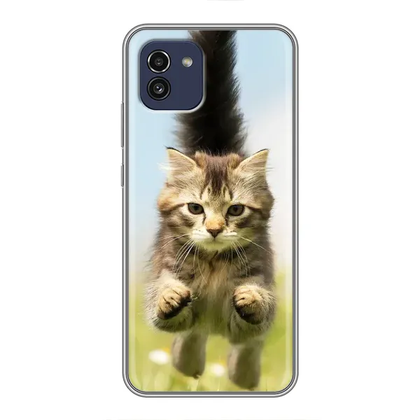 Чохол з принтом «Прижок кота» для Samsung Galaxy A03 (A035) Чохол з принтом «Прижок кота» для Samsung Galaxy A03 (A035)