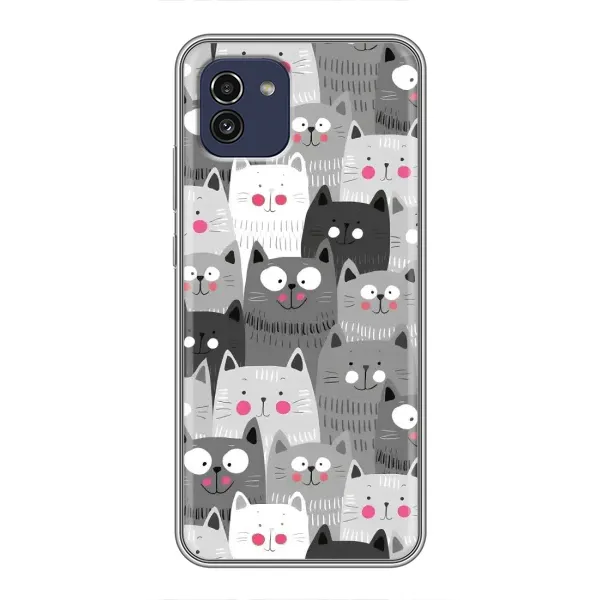 Чохол з принтом «Мальовані котики» для Samsung Galaxy A03 (A035) Чохол з принтом «Мальовані котики» для Samsung Galaxy A03 (A035)