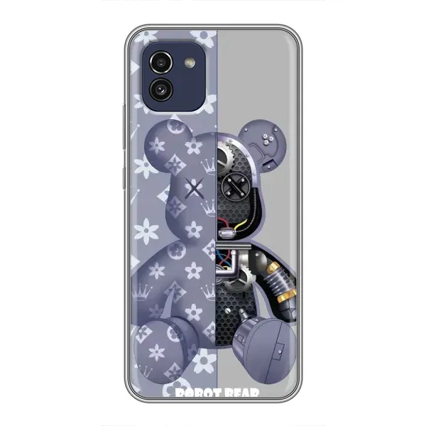 Чохол з принтом «Робот Медведик» для Samsung Galaxy A03 (A035)
