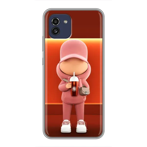 Чохол з принтом «З Кавою» для Samsung Galaxy A03 (A035)