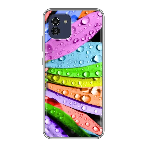 Чохол з принтом «Семиквітка» для Samsung Galaxy A03 (A035)