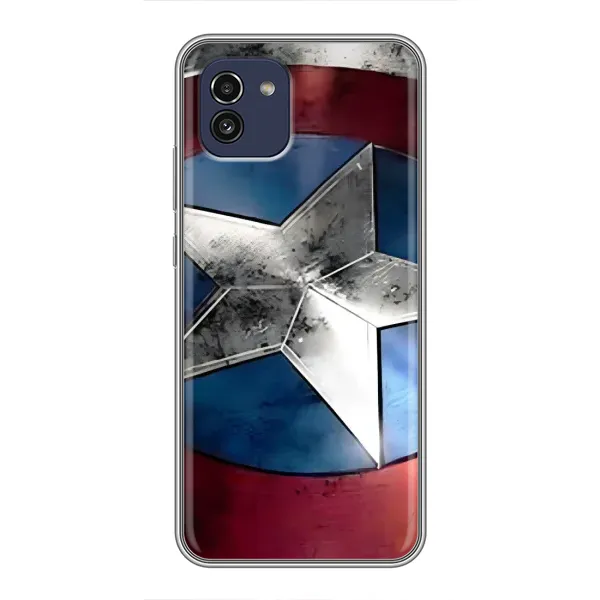 Чохол з принтом «Щит Капітана Америки» для Samsung Galaxy A03 (A035) Чохол з принтом «Щит Капітана Америки» для Samsung Galaxy A03 (A035)