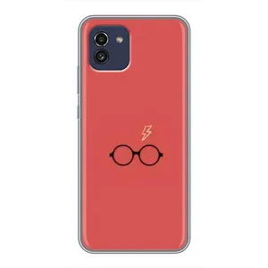 Чохли з Гаррі Поттером для Samsung Galaxy A03 (A035) (AlphaPrint) (шрам та окуляри)
