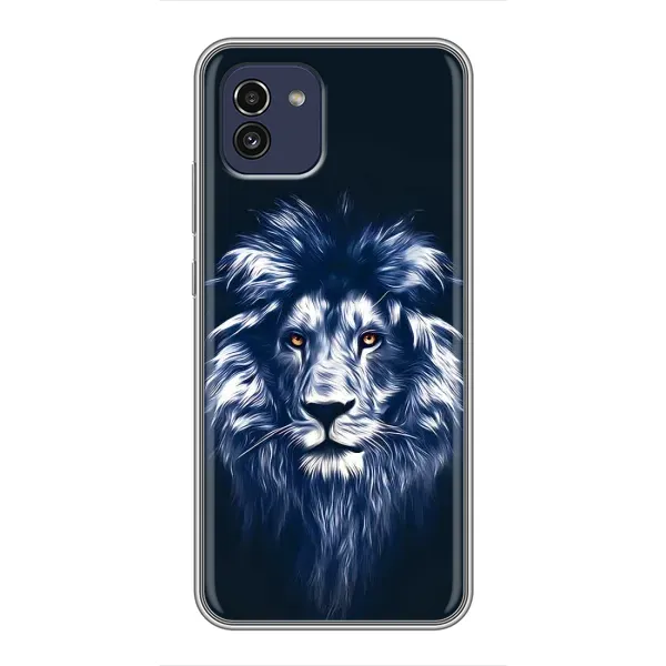 Чохол з принтом «Синій Лев» для Samsung Galaxy A03 (A035)