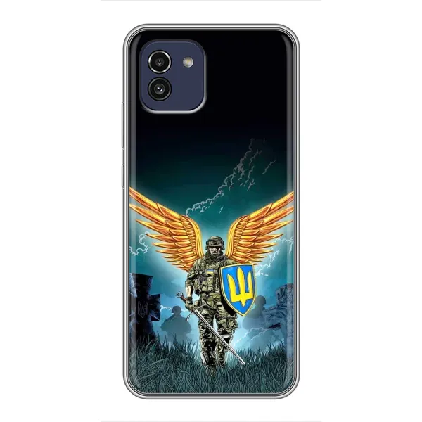 Чехол с принтом «Солдат ЗСУ» для Samsung Galaxy A03 (A035)
