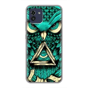 Чохол з пташками на Samsung Galaxy A03 (A035) (VPrint) (Сова з оком)