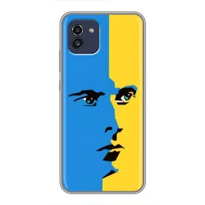 Украинские Чехлы для Samsung Galaxy A03 (A035) с картинкой УПА (AlphaPrint) (Степан Бандера)
