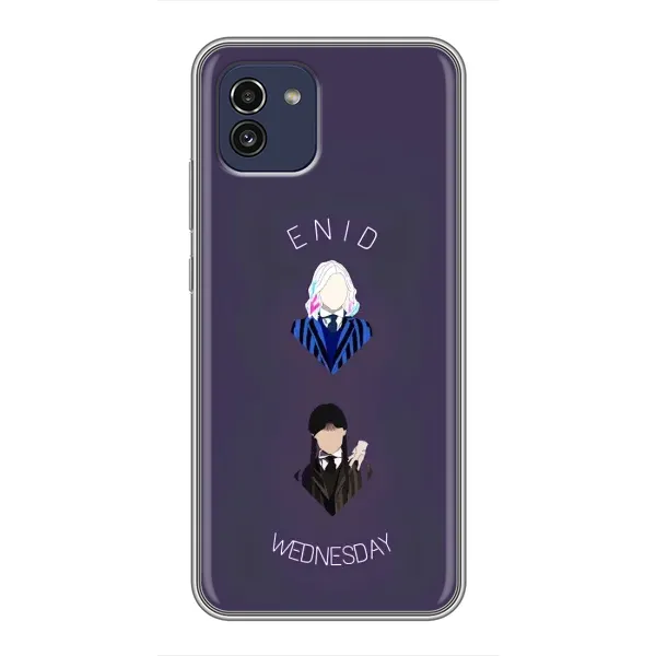 Чехол с принтом «Уэнздей и подруга» для Samsung Galaxy A03 (A035)