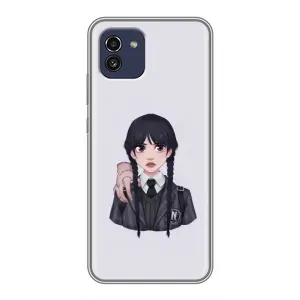 Чохли Венсдей на Samsung Galaxy A03 (A035) Уенсдей (AlphaPrint) (Венздей і Річ)