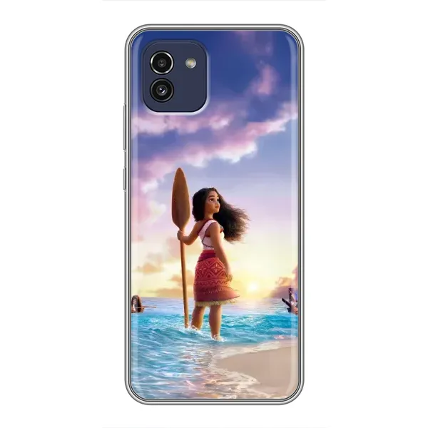 Чохол з принтом «Моана з веслом» для Samsung Galaxy A03 (A035) Чохол з принтом «Моана з веслом» для Samsung Galaxy A03 (A035)