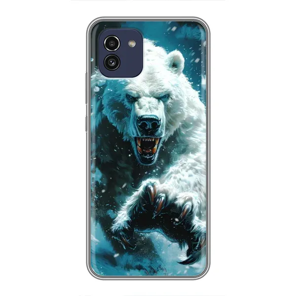 Чохол з принтом «Полярний ведмідь» для Samsung Galaxy A03 (A035)
