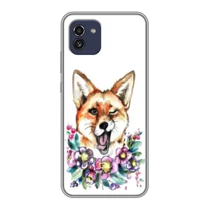 Чохли з картинкою Лисичка для Samsung Galaxy A03 (A035) (VPrint) (Весела лисичка)
