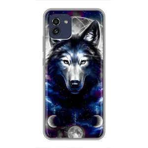 Захисні чохли для Самсунг Ґелексі А03 (А035) (AlphaPrint) (ХІТ продаж) ВОВК (Вовк)