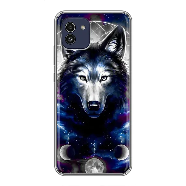 Чохол з принтом «Вовк» для Samsung Galaxy A03 (A035)