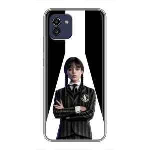 Чохли Венсдей на Samsung Galaxy A03 (A035) Уенсдей (AlphaPrint) (W-Wednesday)