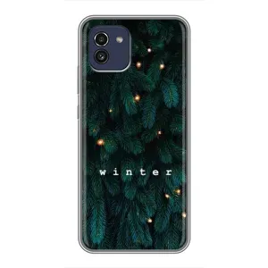 Новорічні, Святкові Чохли для Samsung Galaxy A03 (A035) - 2024 год (Winter)