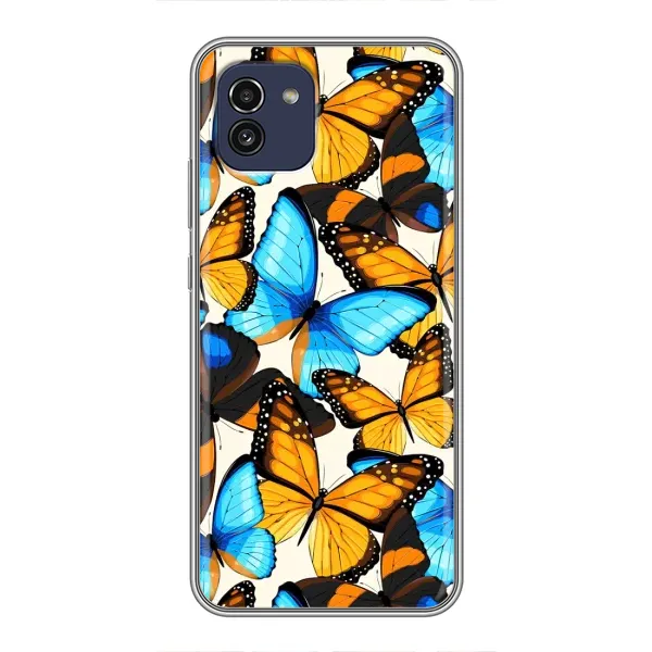 Чохол з принтом «Яскраві метелики» для Samsung Galaxy A03 (A035) Чохол з принтом «Яскраві метелики» для Samsung Galaxy A03 (A035)