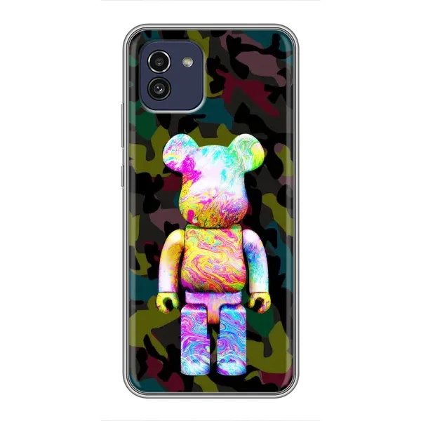Чохол з принтом «Яскравий Bearbrick» для Samsung Galaxy A03 (A035) Чохол з принтом «Яскравий Bearbrick» для Samsung Galaxy A03 (A035)