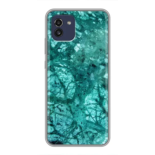Чехол с принтом «Зеленый мрамор» для Samsung Galaxy A03 (A035) Чехол с принтом «Зеленый мрамор» для Samsung Galaxy A03 (A035)