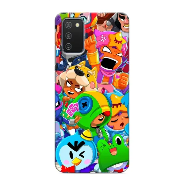 Чехол с принтом «герои Бравл Старс» для Samsung Galaxy A03s Чехол с принтом «герои Бравл Старс» для Samsung Galaxy A03s