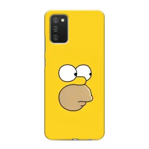 Чехол с Симпсонами для Samsung Galaxy A03s (VPrint) (Гомер)