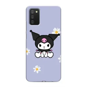 Чохол з кроликом Куромі на Samsung Galaxy A03s (Куромі в квітах)