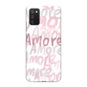 Чехол с принтом «Аморе любовь» для Samsung Galaxy A03s
