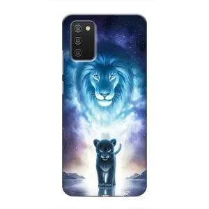 Чохол з картинкою ЛЕВ для Samsung Galaxy A03s (VPrint) (Маленький лев)